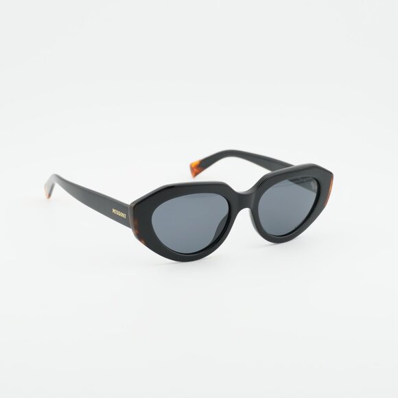 Missoni MIS 0131/S 0807 IR Sunglasses Black Cat Eye Frame, Grey Lenses